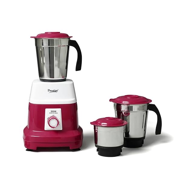 Image of Prestige Orion 500 Watts Mixer Grinder with 3 Stainless Steel Jars |.