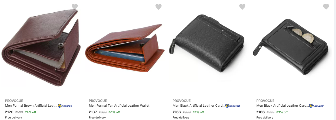 Image of Provgue Men's Wallet at 70%-88% Discount