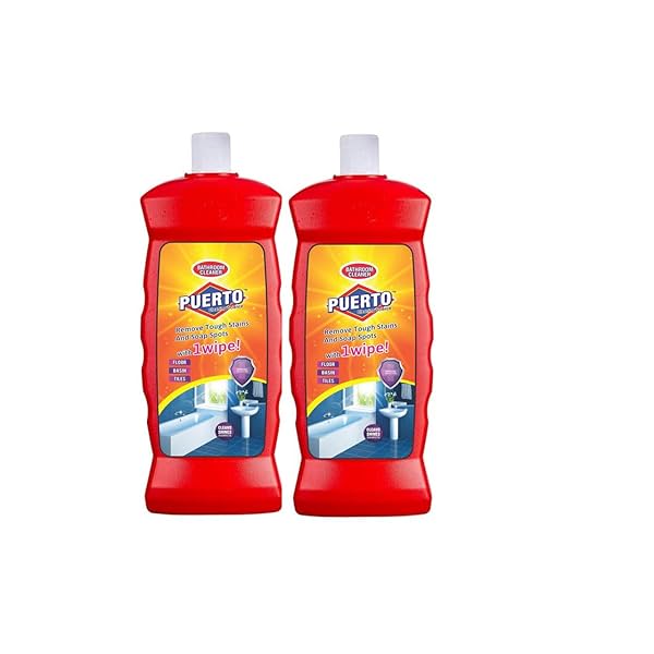 Image of Puerto Bathroom Cleaner - 1 Ltr (Pack of 2)