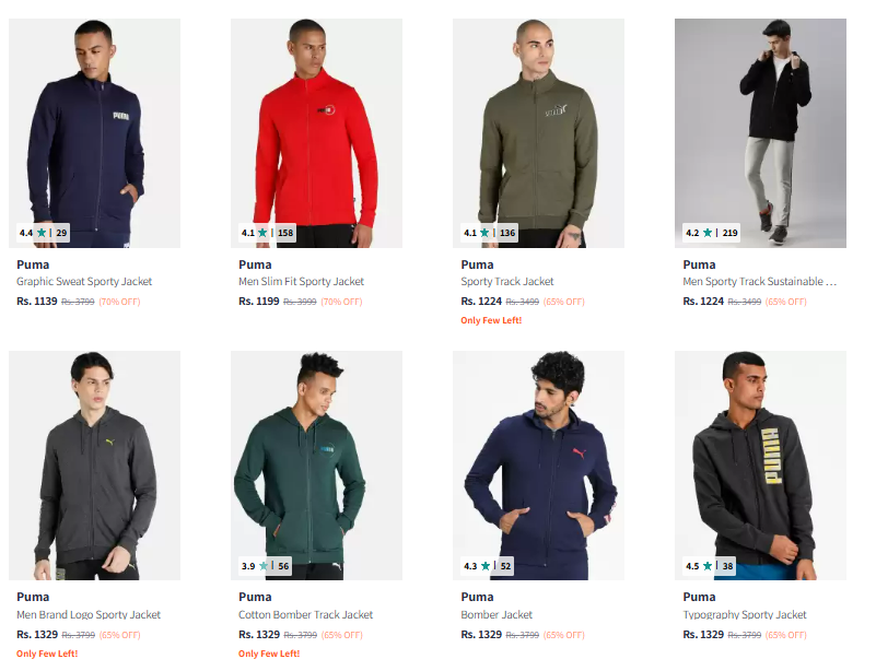 Image of Puma Men's Jacket UP-to 70% Discount 