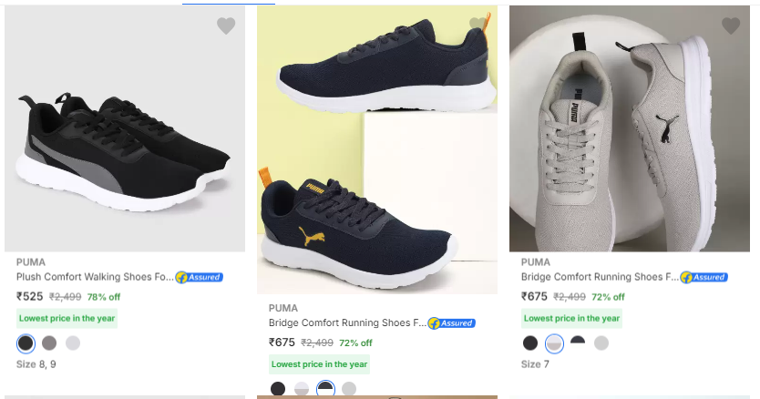 Image of Puma Men’s Sports Shoes Up to 72% Discount