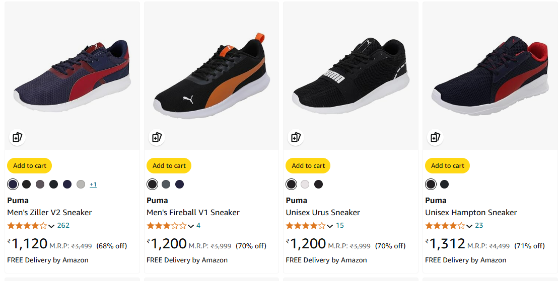 Image of Puma Unisex Sneaker : min. 60% discount