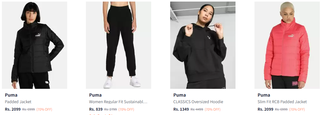 Image of Puma Women Logo T-shirt up to 70% Discount 