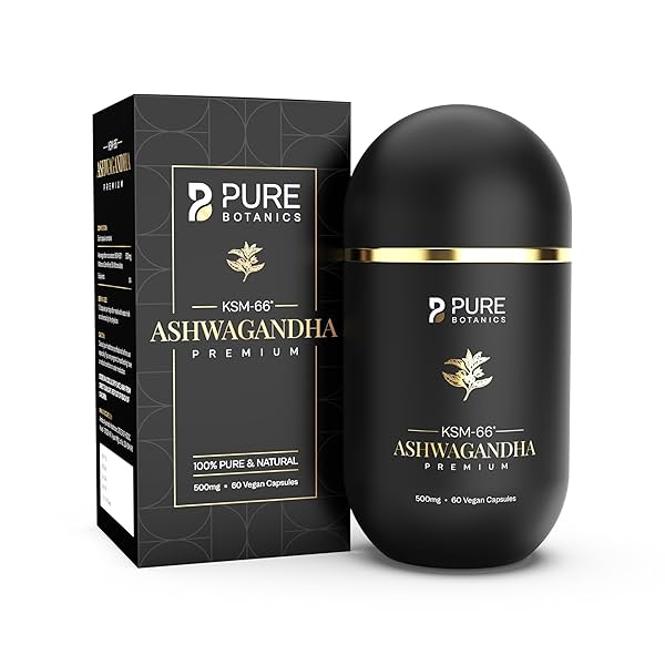 Image of Pure Botanics Ashwagandha KSM-66 (500 mg)