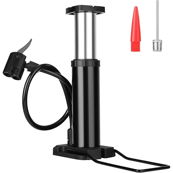 Image of QUPET Bike Pump, Mini Bicycle Pump Portable Bike Floor Pump