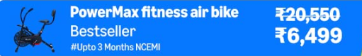 PowerMax Fitness BU-201 Dual Action Air Bike