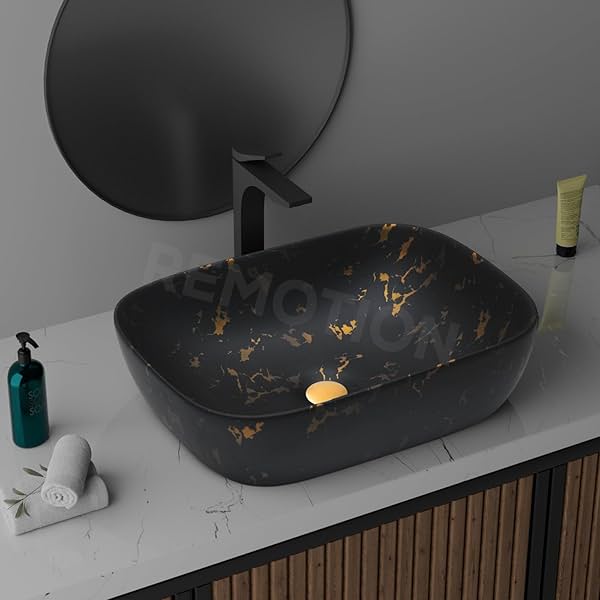 Image of REMOTION Wash Basin CountertopTabletop Ceramic Bathroom Sink