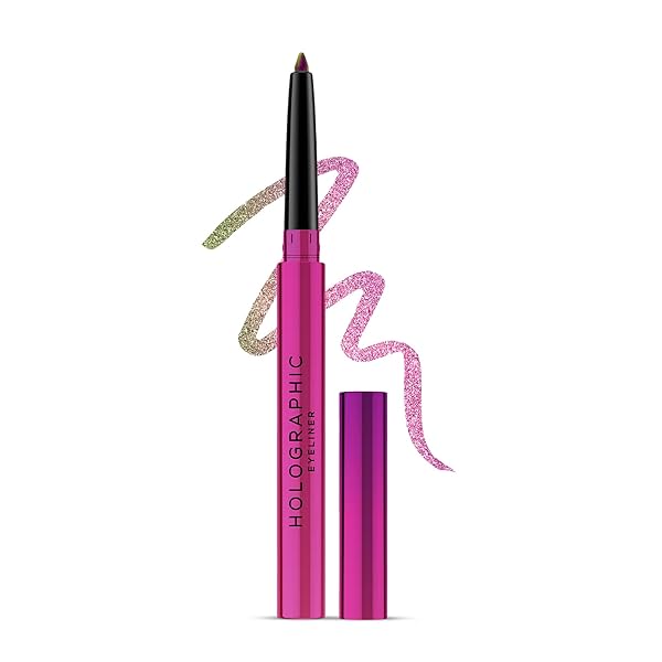 Image of RENEE Holographic Crayon Eyeliner, 03 Venus (Pink), Vitamin E infused.