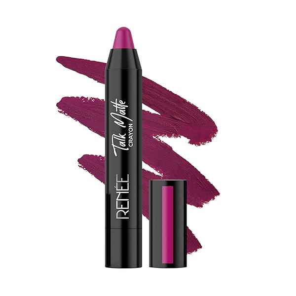 Image of RENEE Talk Matte Crayon Lipstick - Magenta Glaze, 4.5g