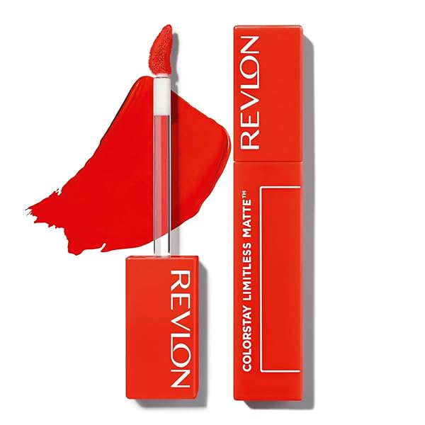 Image of REVLON ColorStay Limitless Matte Liquid Lipstick - HOT TAKE (24H, Waterproof, Vegan)