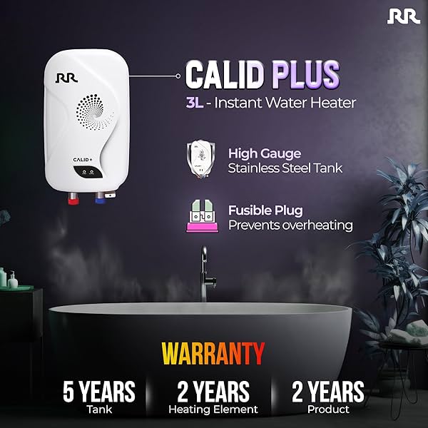 Image of RR Appliances Calid Plus 3 Ltr 3 KW Instant Water Heater