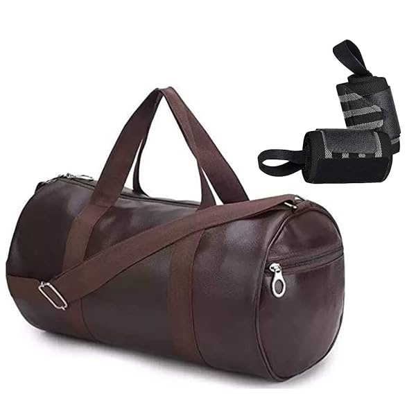 Image of Raizex Combo Pack Of Pu-Leather Gym Bag Gym Duffel Bag.