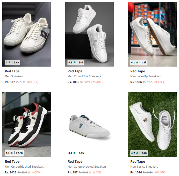 Image of Red Tape Brand Flat & Casual Shoes For Men @ Flat 81% Discount