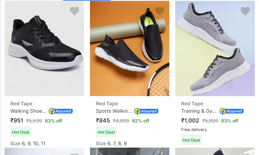 Image of Red Tape Men’s Sports Shoes Up To 85% Discount Start From ₹881 