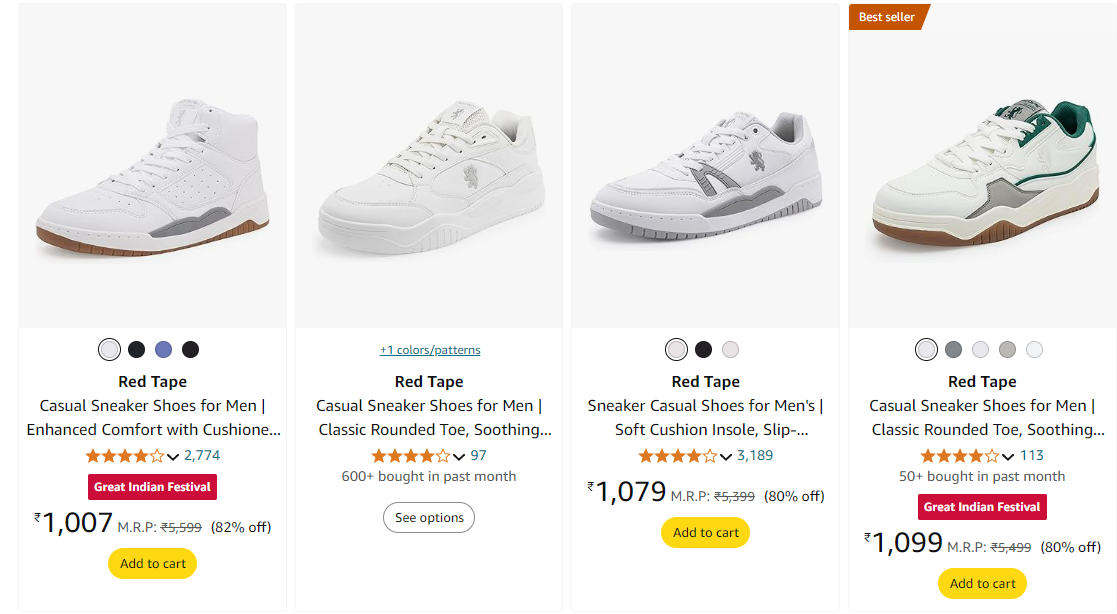 Image of Red tape men shoes Up To 82% discount 