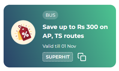 Image of RedBus Coupon: Save Extra ₹300 on Bus Tickets