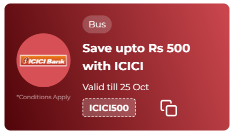 Image of RedBus Coupon: Save Extra ₹500 on Bus Tickets