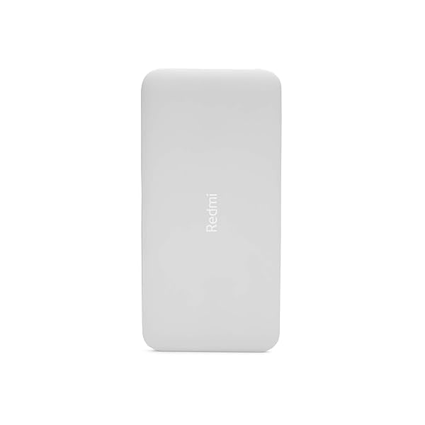 Image of Redmi 10000mAh Lithium Polymer Power Bank with 10 Watt Fast Charging, (White)