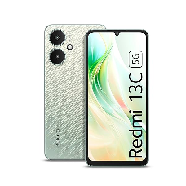 Image of Redmi 13C 5G (Startrail Green, 4GB RAM, 128GB Storage) |