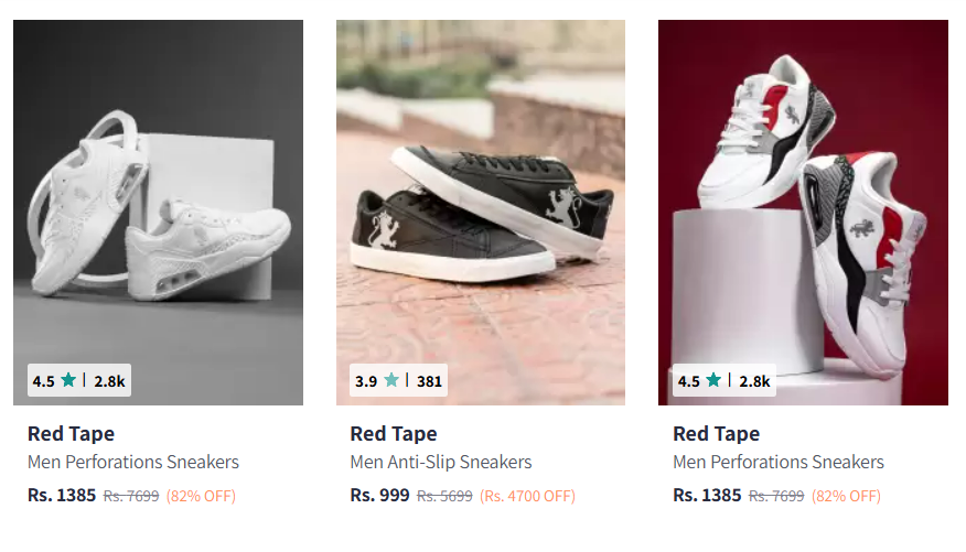 Image of Redtape Men's Shoes up to 82% Discount 