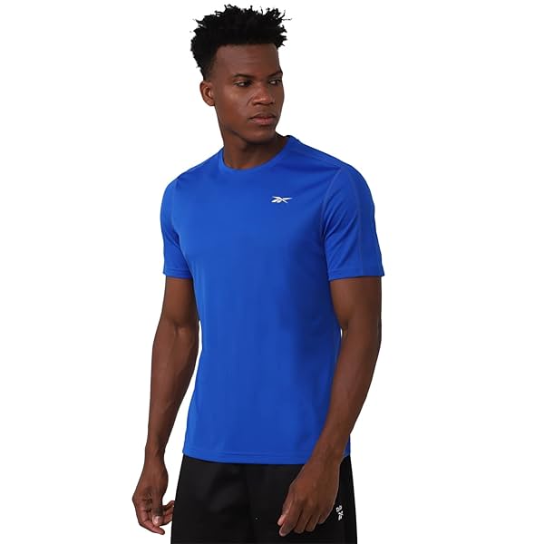 Image of Reebok Men's Printed Slim Fit T-Shirts