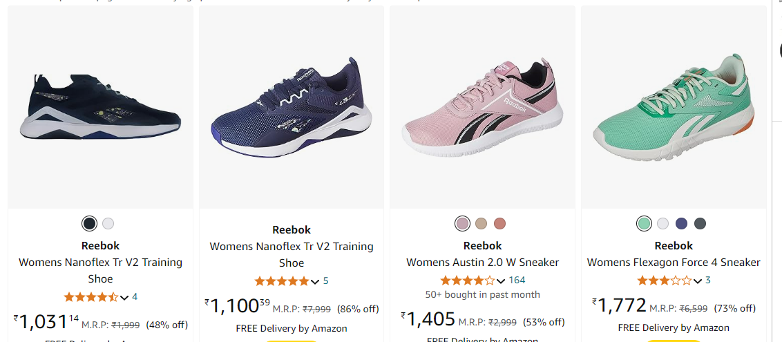 Image of Reebok Womens Shoe Up To 86% discount