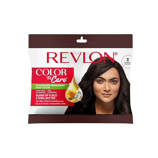 Image of Revlon Color 'n Care Permanent Hair Color for Women -3 Darkest Brown For Silky, Shiny & Nourished Hair Ammonia Free