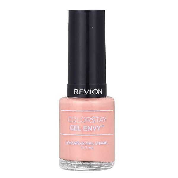 Image of Revlon Colorstay Gel Nail Enamel, Pastel Peach Perfect Pair, 11.7ml