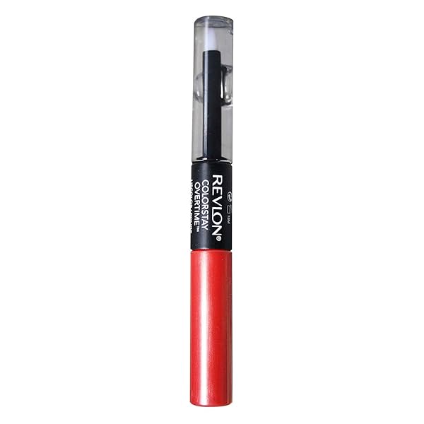 Image of Revlon Colorstay Overtime Lip Color, Glossy Finish - Forever Scarlet, 2ml