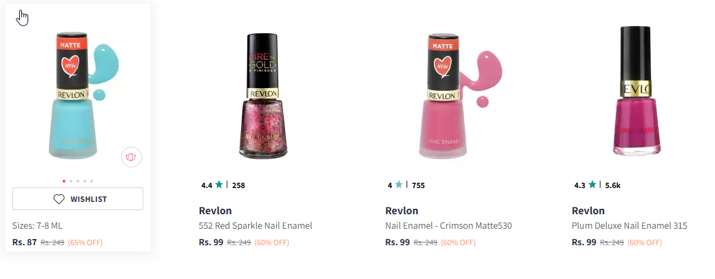 Image of Revlon Nail Enamel - Marine Matte Starting At @₹87 