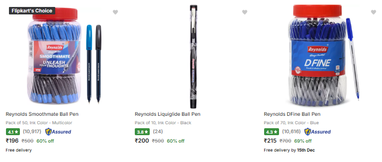 Image of Reynolds Ball Pens up to 71% Discount