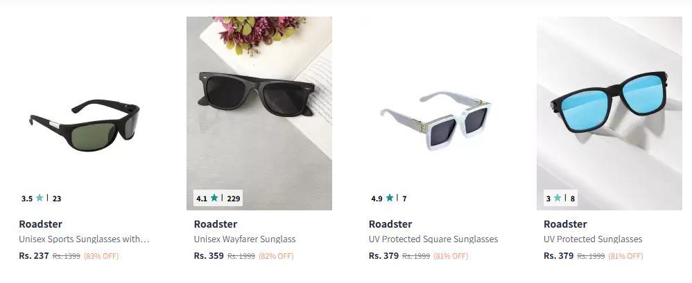 Image of Roadster Sunglasses Starting At @₹237