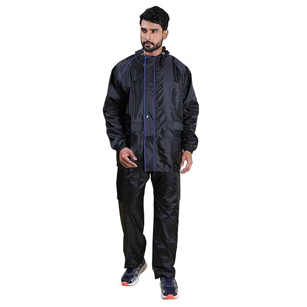 Image of Rupa Formal Rainwear Nylon Blended Jacket & Pants Pack of 1