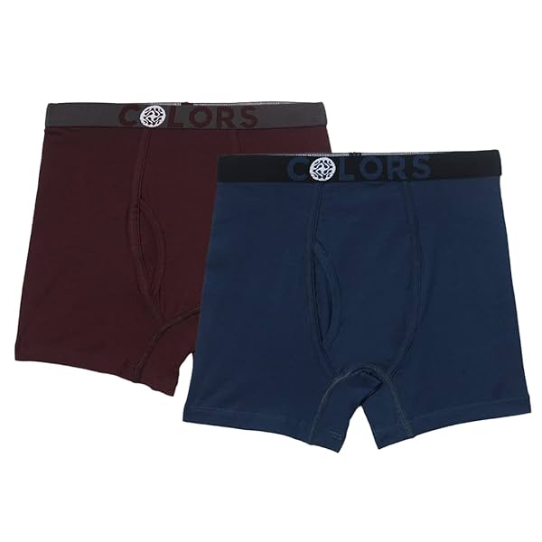 Image of Rupa Frontline Boy's Cotton Blend Classic Regular Fit Solid Trunks