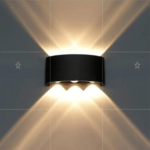 Image of SAKSHAM LIGHTING INDUSTRIES LED Wall Lamp 3+3 Curve Decorative Light