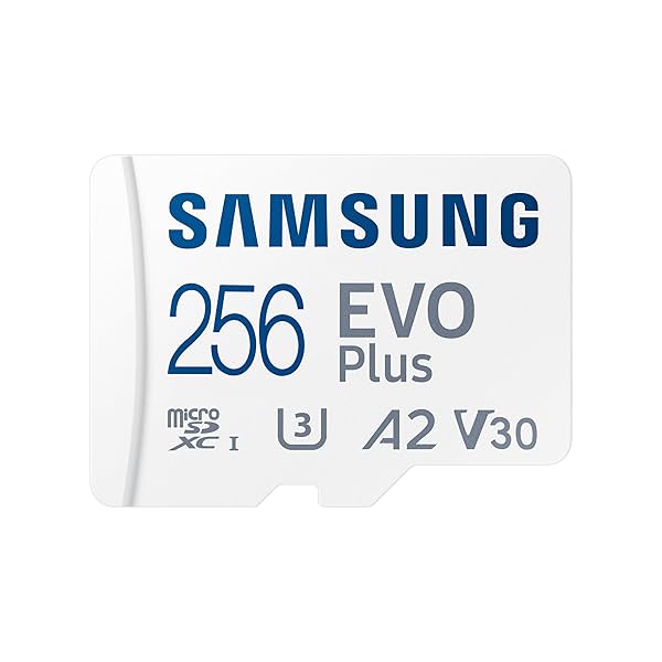 Image of SAMSUNG EVO Plus 256GB Micro w/SD Adaptor SDXC, Up-to 160MB/s, Expanded Storage for Gaming Devices