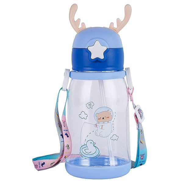 Image of SKYTONE Cute Kids Water Bottle with Sipper,