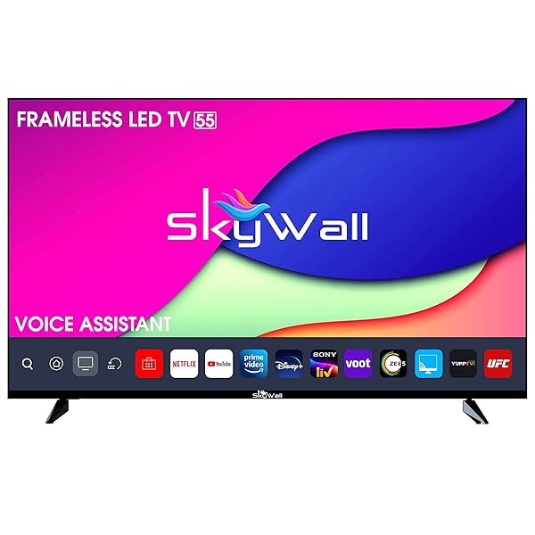 Image of SKYWALL 139.7 cm (55 inches) 4K Ultra HD Smart LED TV 55SW-VS (Black)