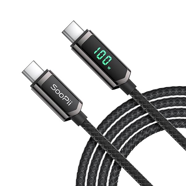 Image of SOOPII 100 W USB C Cable, 2 m 