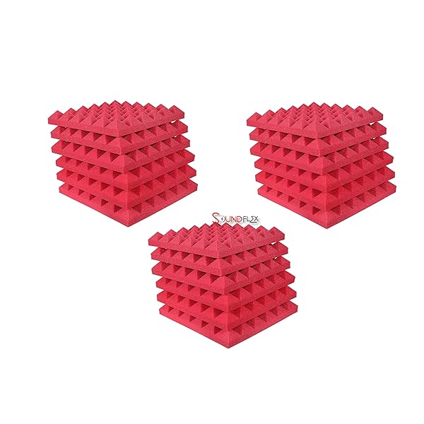 Image of SOUNDFLEX Pyramid Soundproofing Studio (Set of 18)