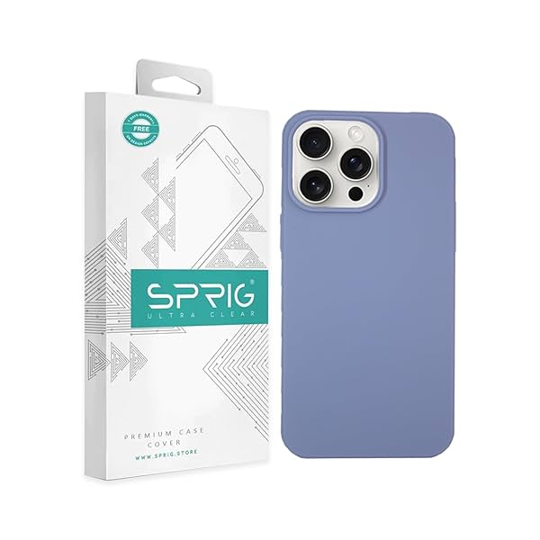 Image of SPRIG Back Case Compatible with Apple iPhone 15 Pro 