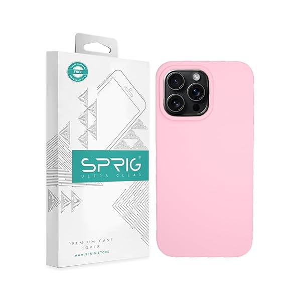 Image of SPRIG Compatible with Apple iPhone 15 Pro Liquid Silicone Cover Designer Back Case Cover