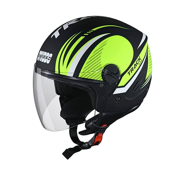 Image of STUDDS Track D3 Open FACE Helmet N5 MATT Black-L