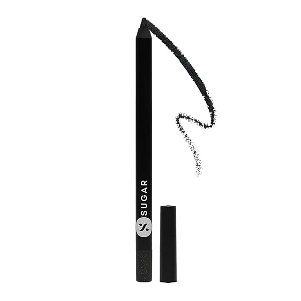 Image of SUGAR Cosmetics Stroke Of Genius Heavy-Duty Kohl with Sharpner | Long Lasting