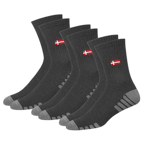 Image of SWAGR Sports Crew Socks for Men, Pack of 3