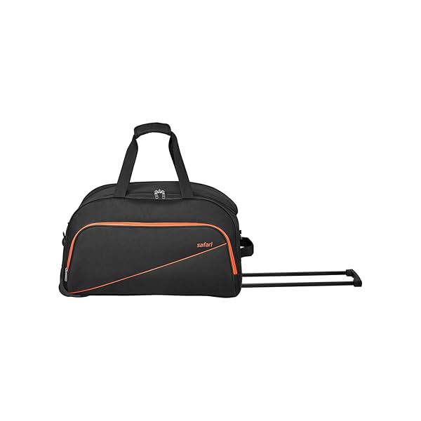 Image of Safari Polyester 53 cms Black Travel Duffle