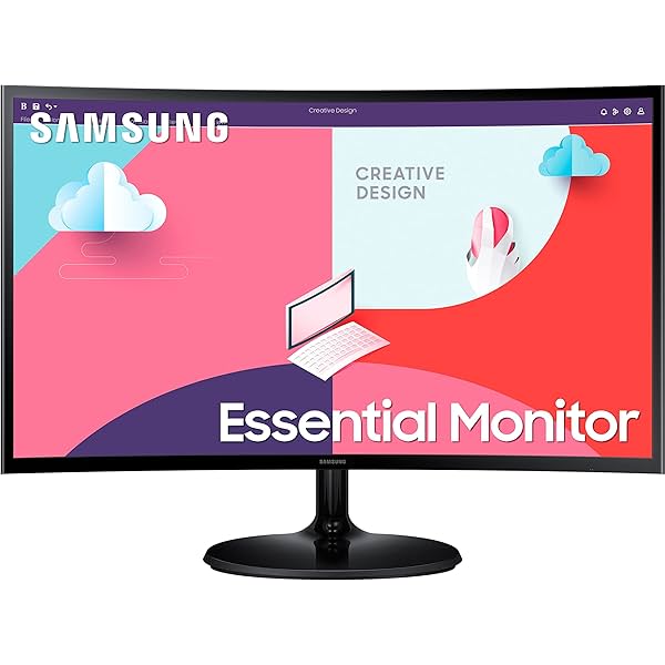 Image of Samsung 24-Inch(59.8cm) FHD, 75 Hz, 1800R Curved 1,920 X 1,080 LED Monitor