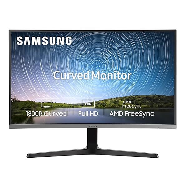 Image of Samsung 27-Inch(68.5cm) FHD, 1800R Curved 1,920 X 1,080 LED Monitor, VA Panel, Slim Design