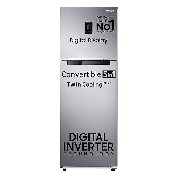 Image of Samsung 322 L, 3 Star, Convertible 5-in-1 Digital Inverter