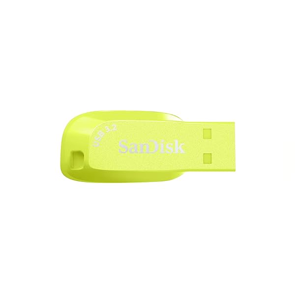 Image of SanDisk Ultra Shift USB Flash Drive 128GB, USB 3.2 Gen 1, Evening Primrose Colour